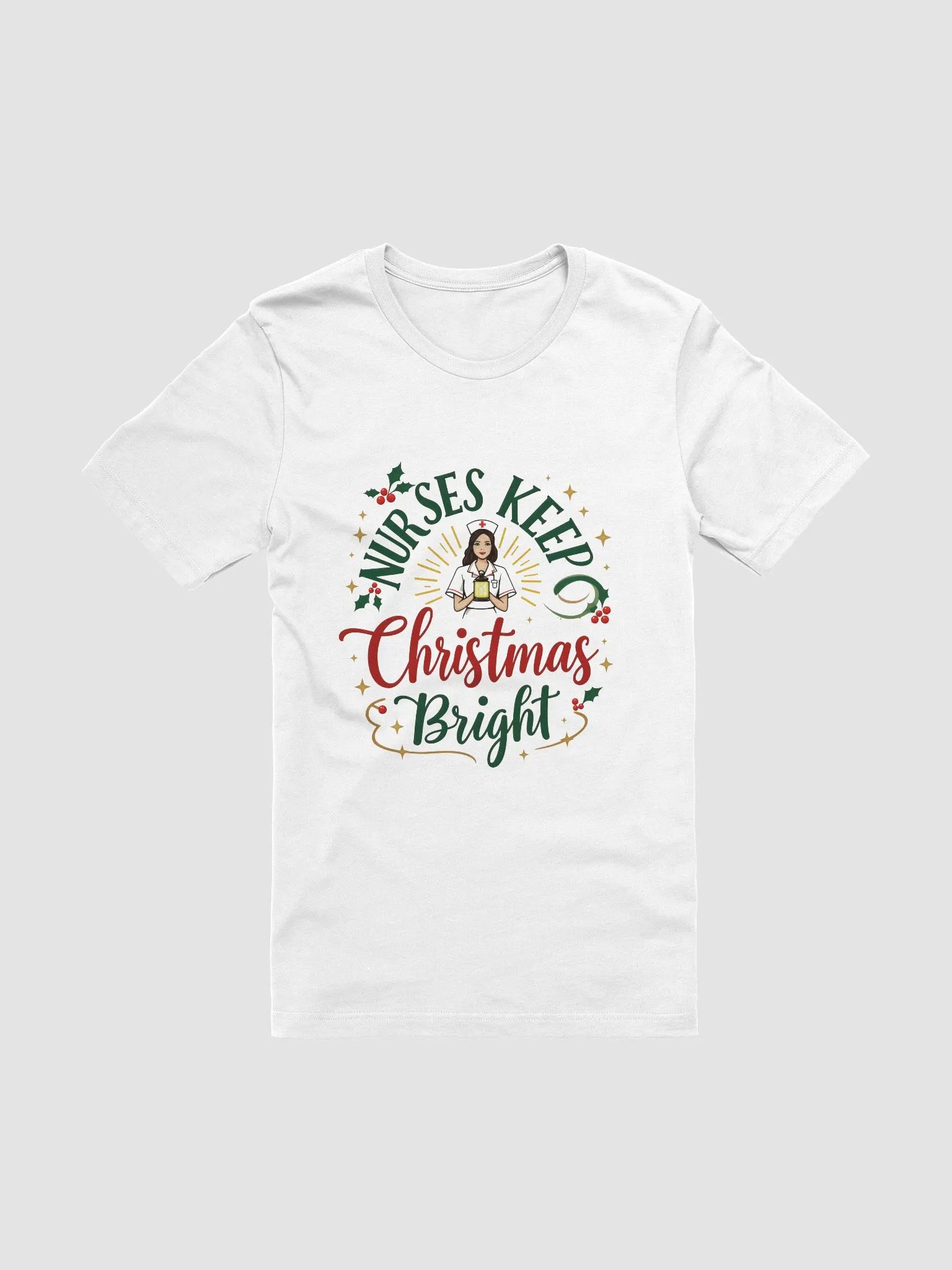 Nurse Lantern Christmas T-Shirt product image (9)