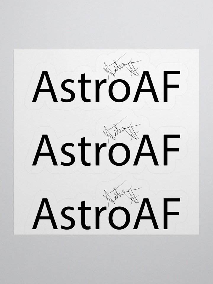 AstroAF Signature Cutouts Sticker Pack product image (1)