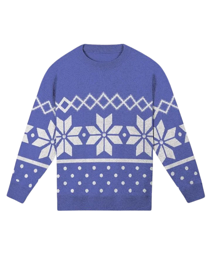 Snowy Knitted Relaxed Sweater 1/2 product image (1)