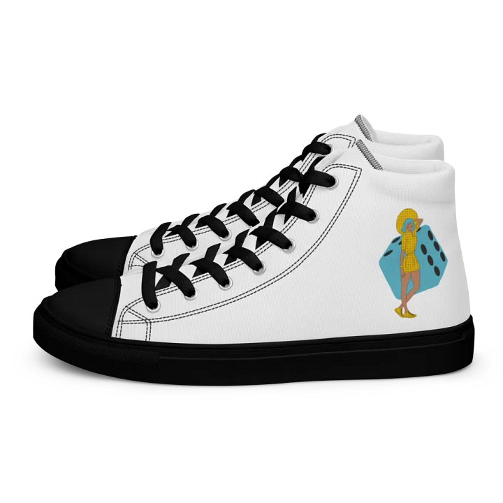 Dice Girl - High Top Canvas Shoes product image (1)