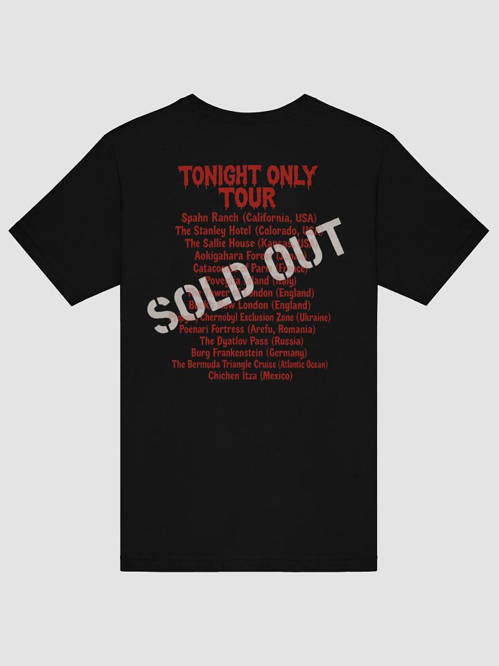 Tonight Only Tour Shirt! (SPOOKY) product image (8)