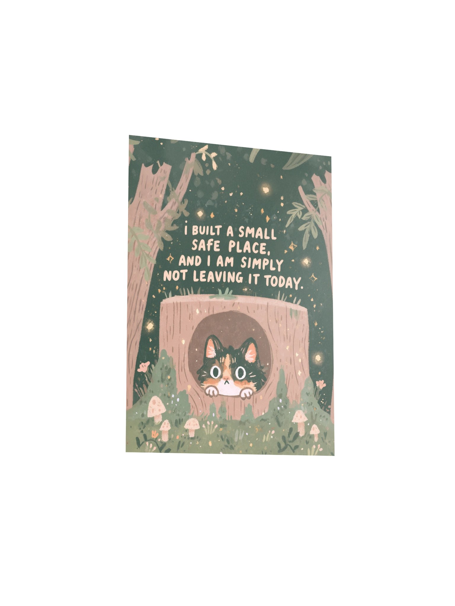 Safe Place Cat Forest Poster product image (19)