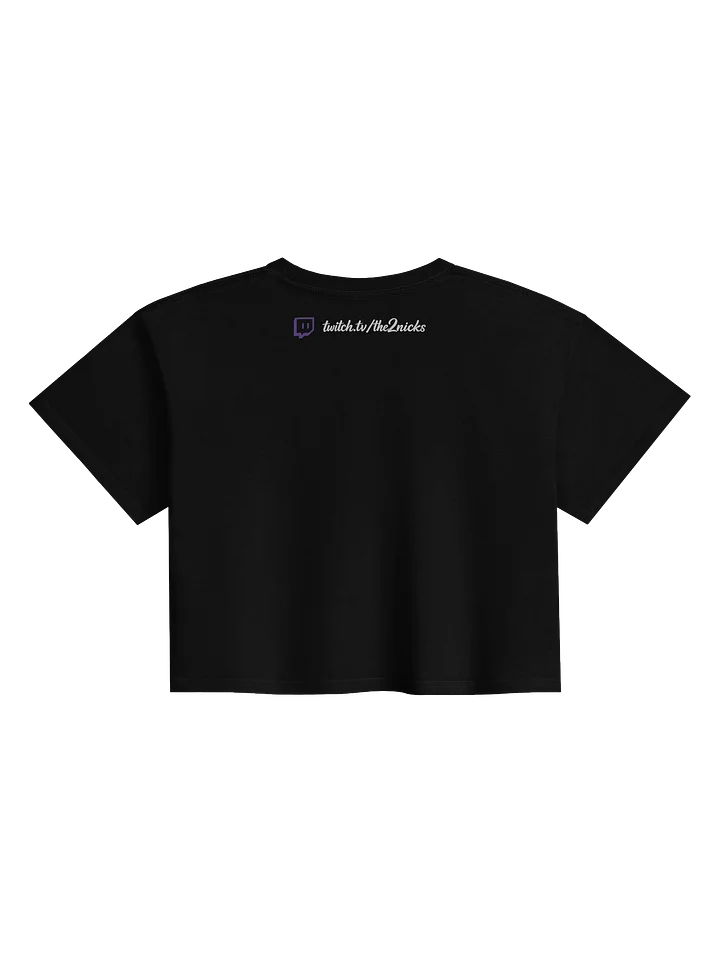 The2Nicks Crop Top Tee - White product image (5)