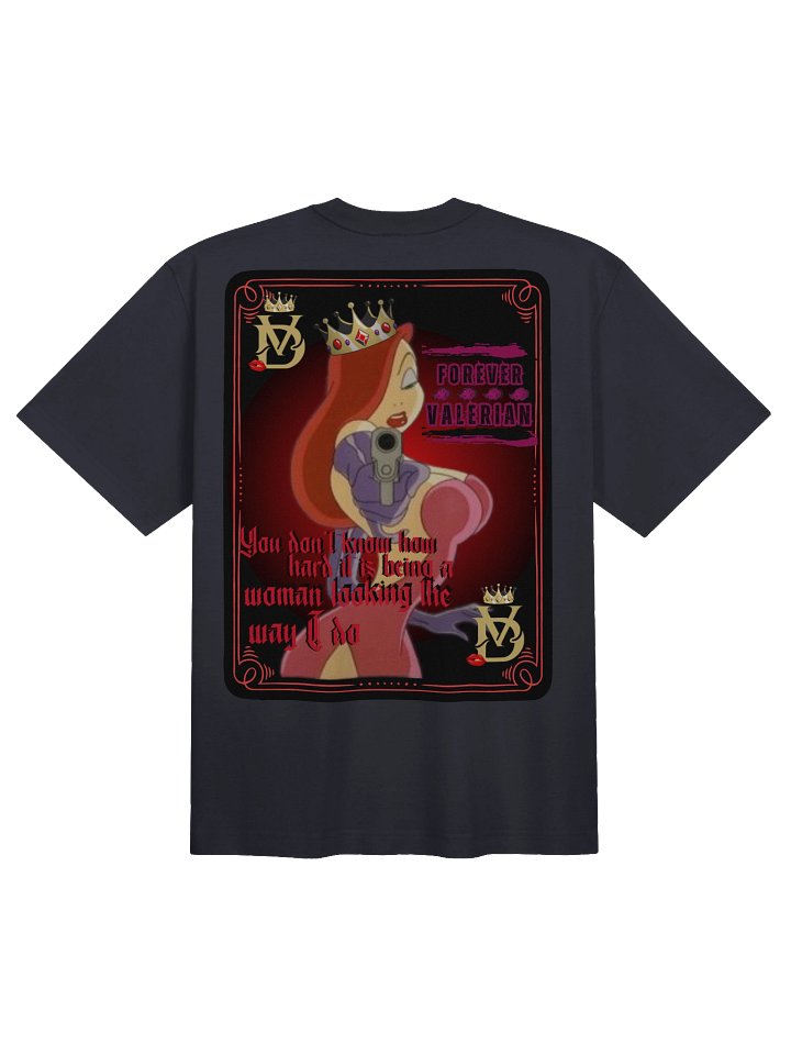 deck of the baddie card oversized tee product image (6)