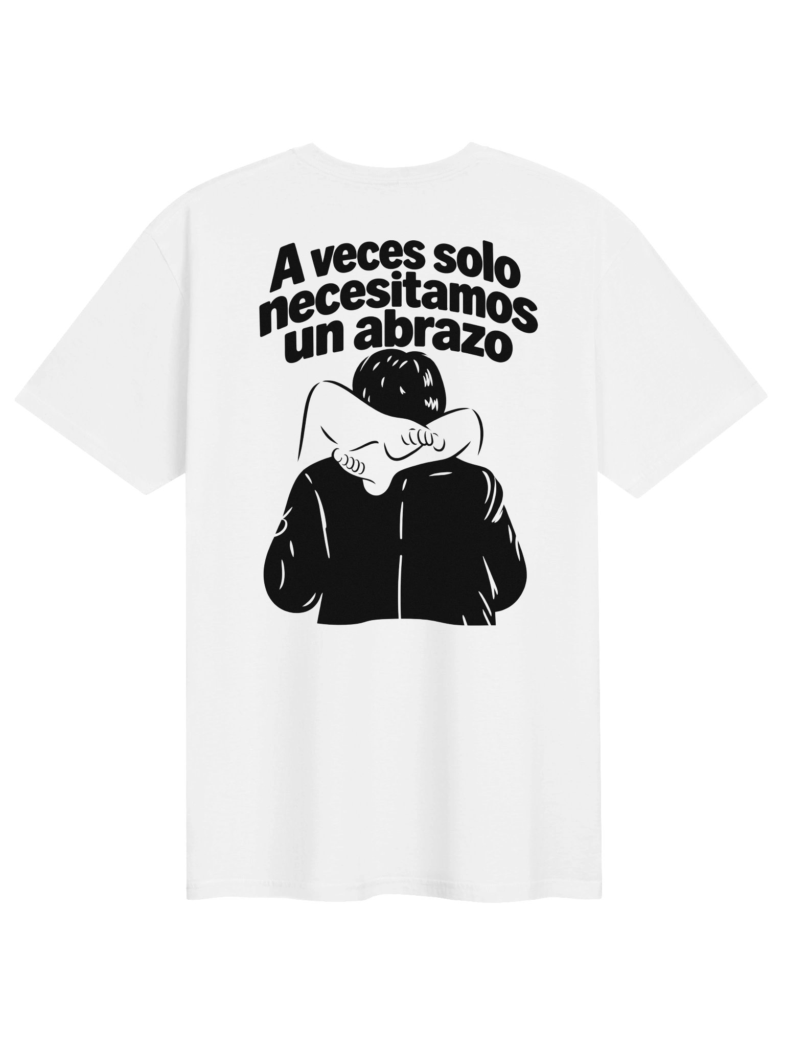 A veces solo necesitamos un abrazo – Camiseta unisex Bella Canvas divertida y sarcástica product image (57)