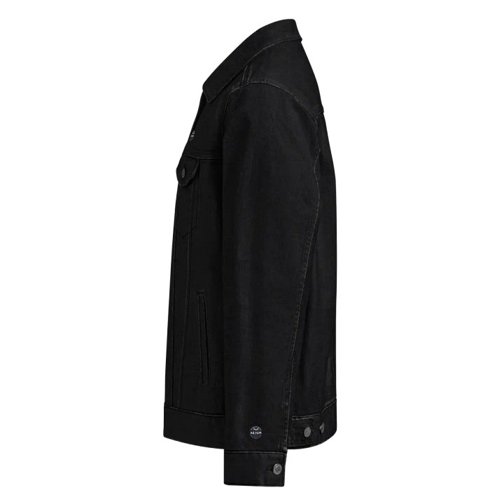 AEVUM Band USA black denim jacket product image (2)
