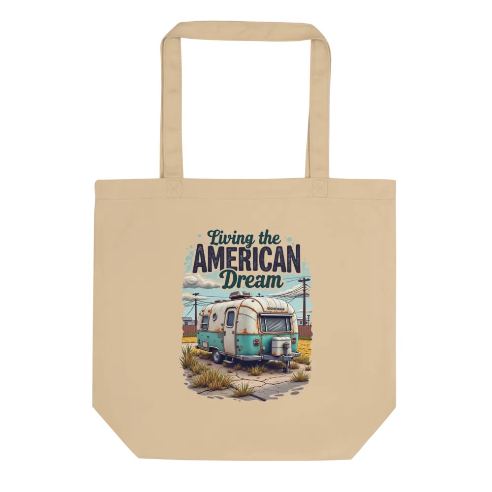 American Dream Vintage Camper Tote Bag product image (1)