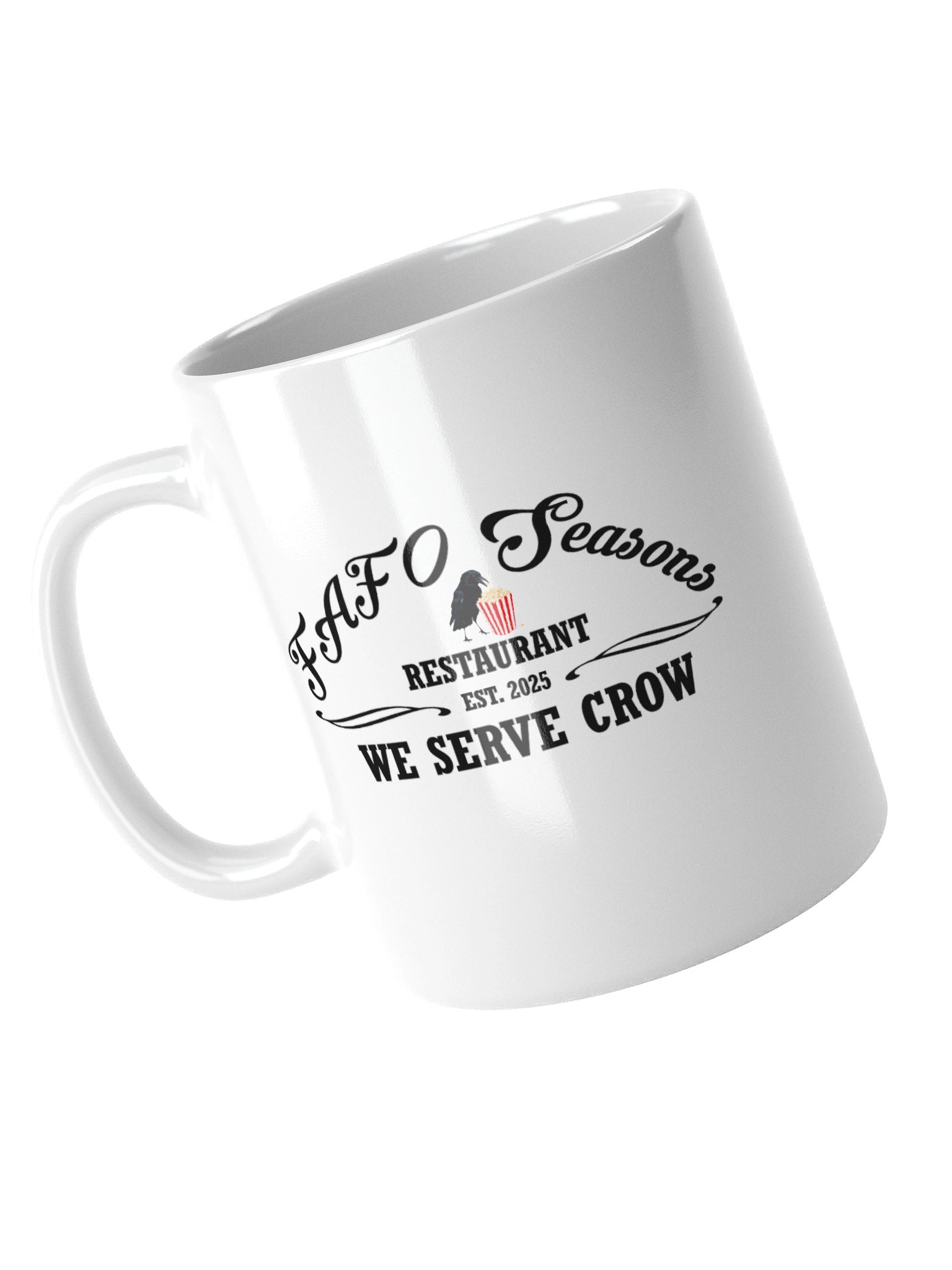FAFO Seasons Restaurant Logo Mug - Funny Anti-MAGA Political Coffee Cup product image (1)