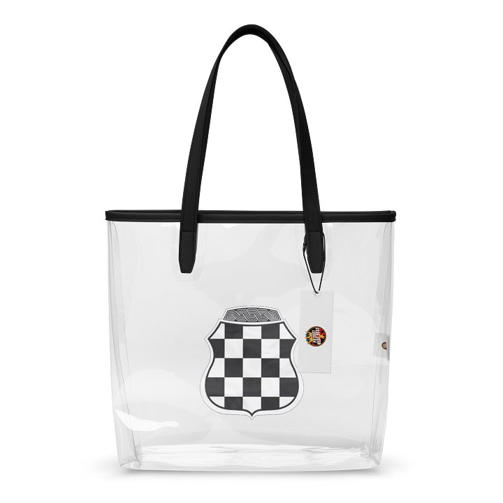 Checkered Guardian Clear Tote Bag product image (1)