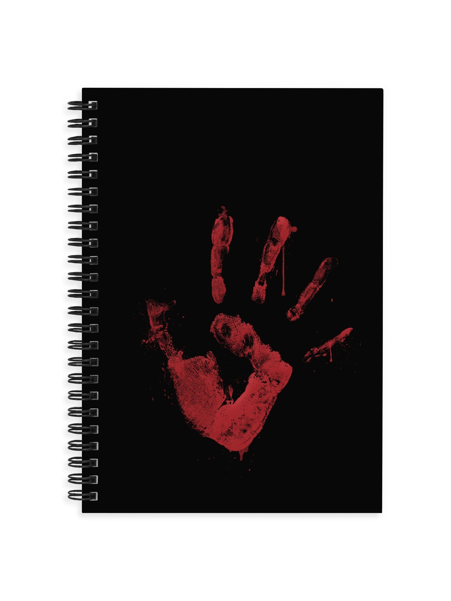 Bloody Handprint Spiral Notebook product image (1)