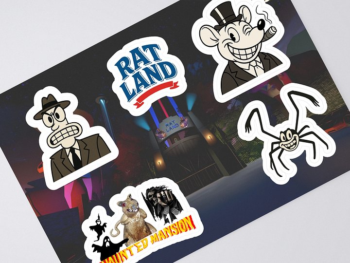 RAT LAND STICKER SHEET 1 product image (2)