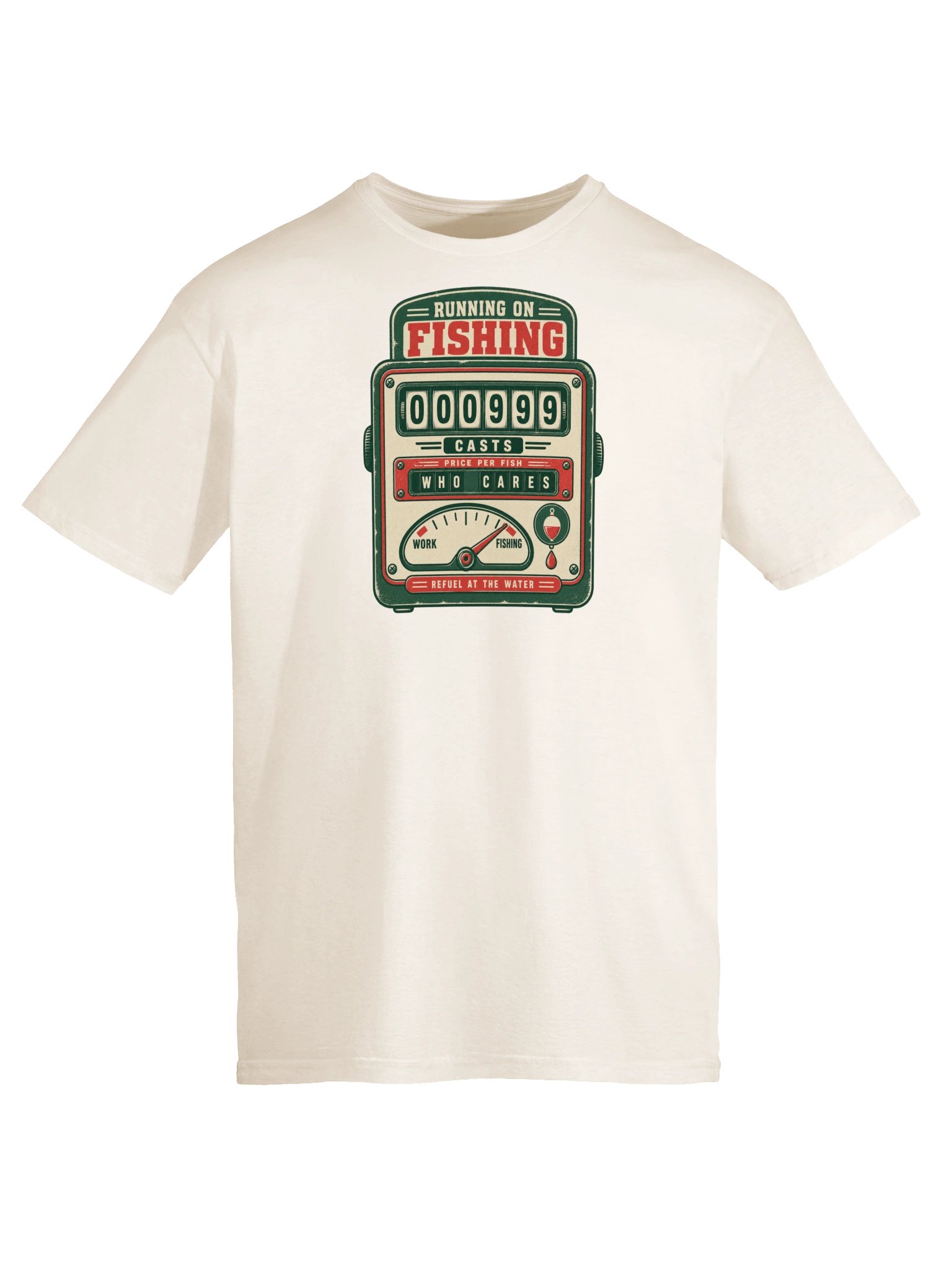 Running on Fishing T-Shirt product image (5)
