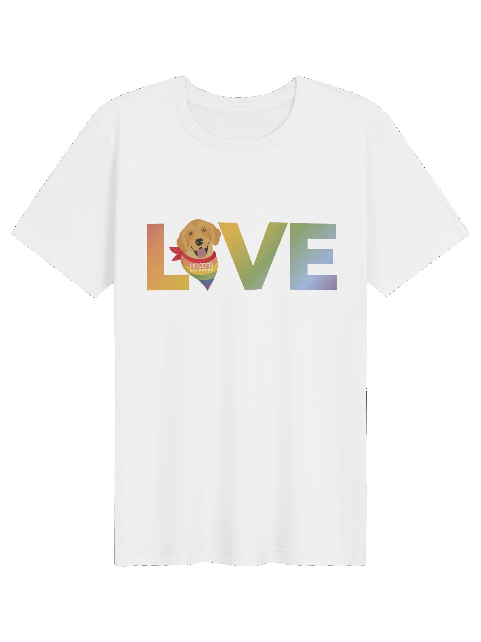 Love Rainbow Pride White T-shirt product image (1)