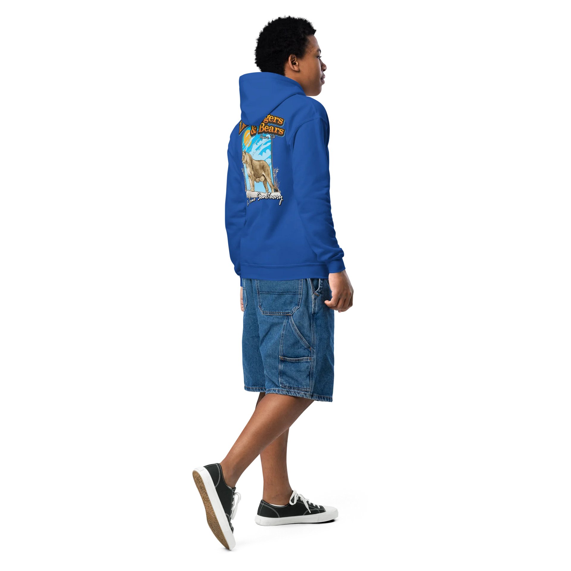 Lioness Art Youth Hoodie product image (5)