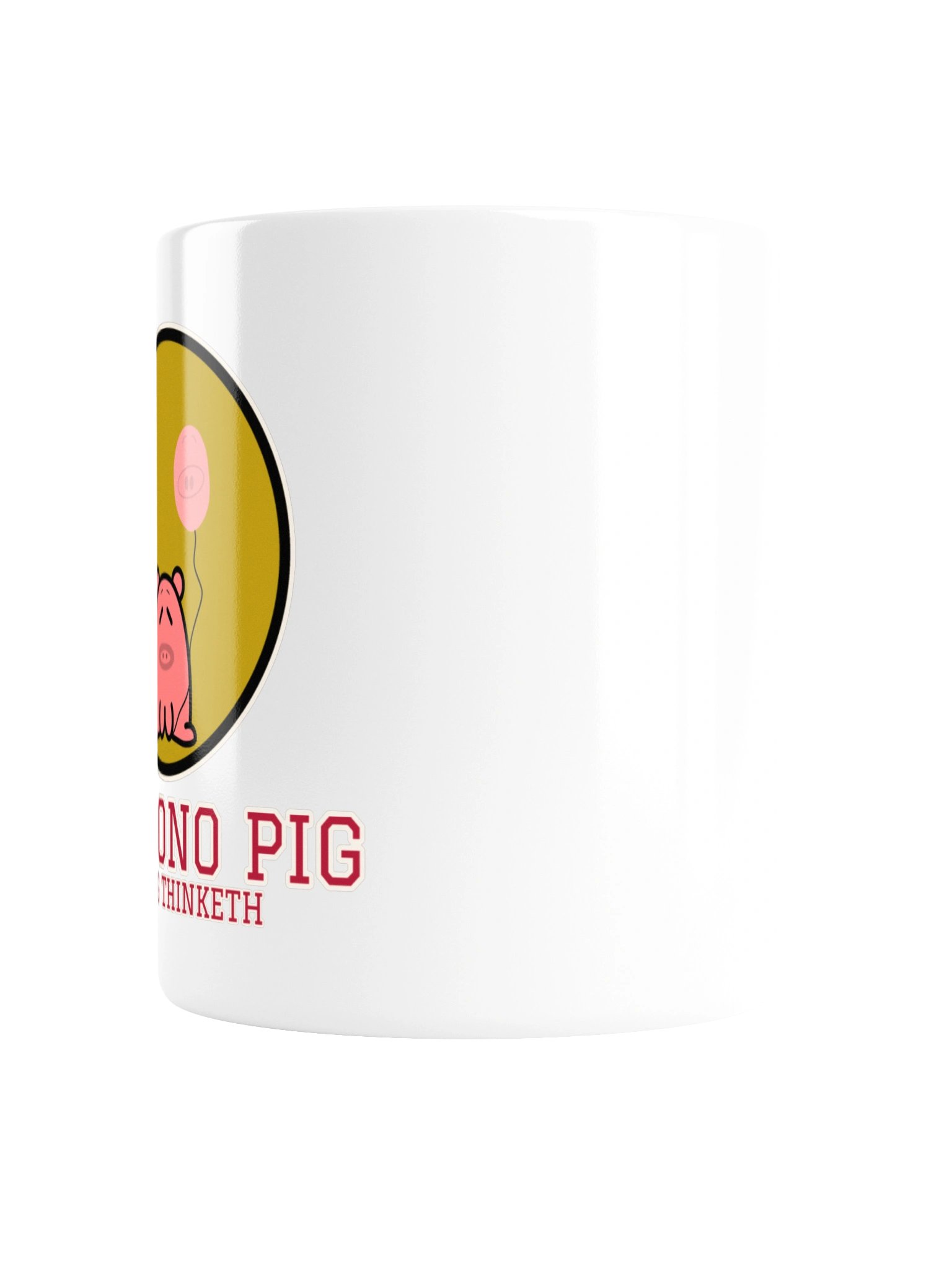Balloono Pig Mug | As a Pig Thinketh product image (5)