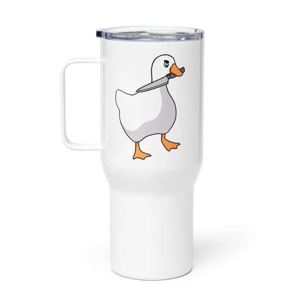 Hostile Geese 25 oz Travel Mug product image (1)