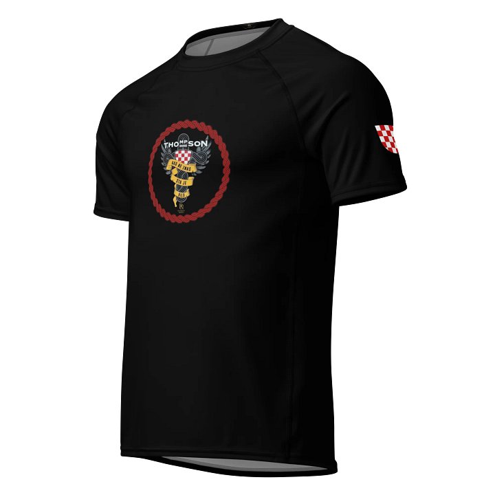 Winged Guardian Cross Men's Rash Guard THOMPSON product image (1)