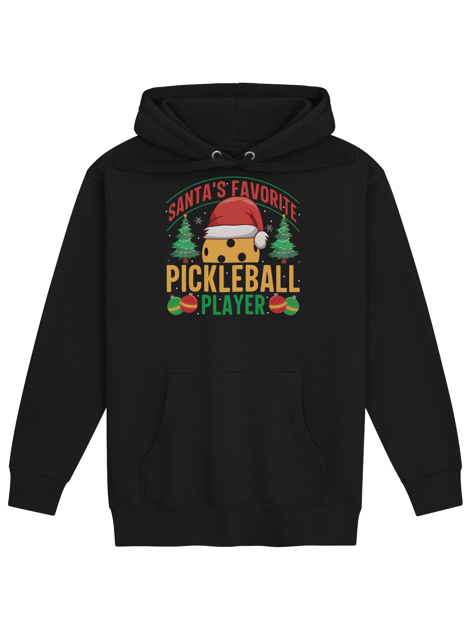 Santa's Favorite Pickleball Player Christmas Hoodie product image (1)