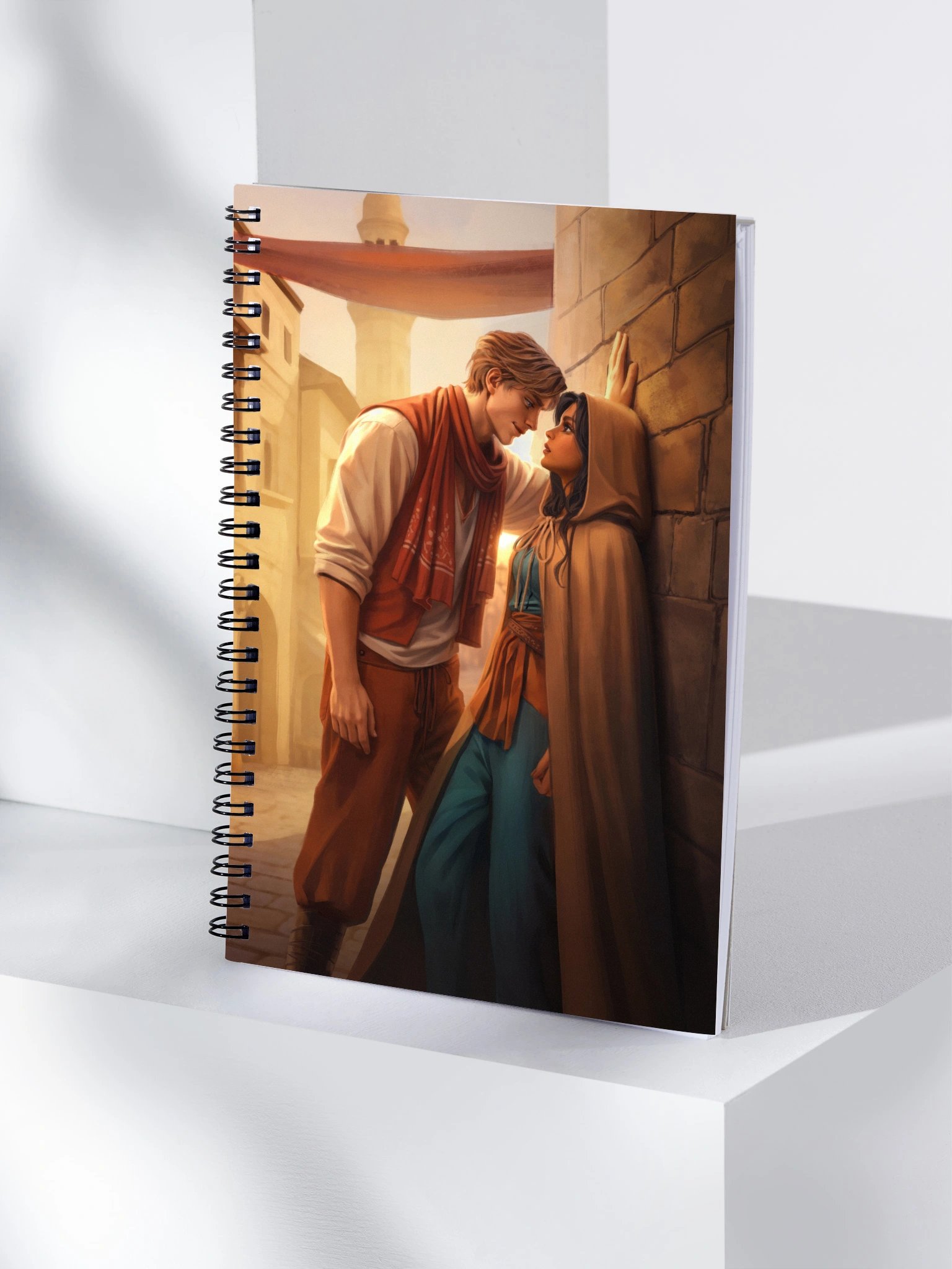 Sand & Magic Spiral Notebook ~ Theo & Amira (A Dance of Sand and Magic) product image (4)