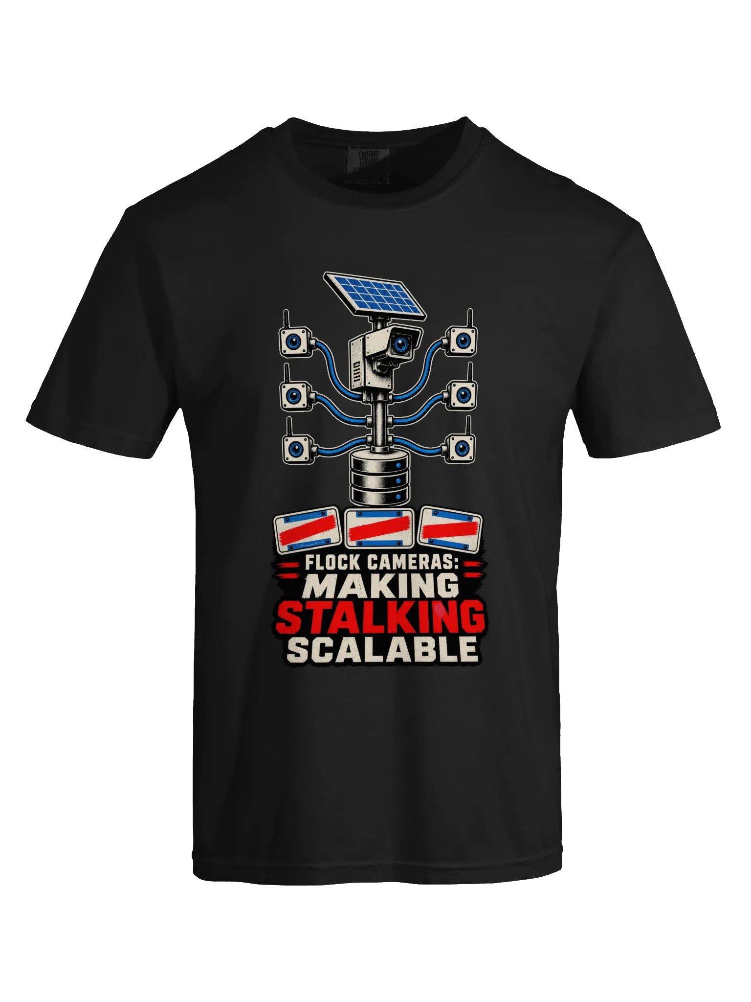 Flock Cameras: Making Stalking Scalable — Heavyweight T-Shirt product image (13)