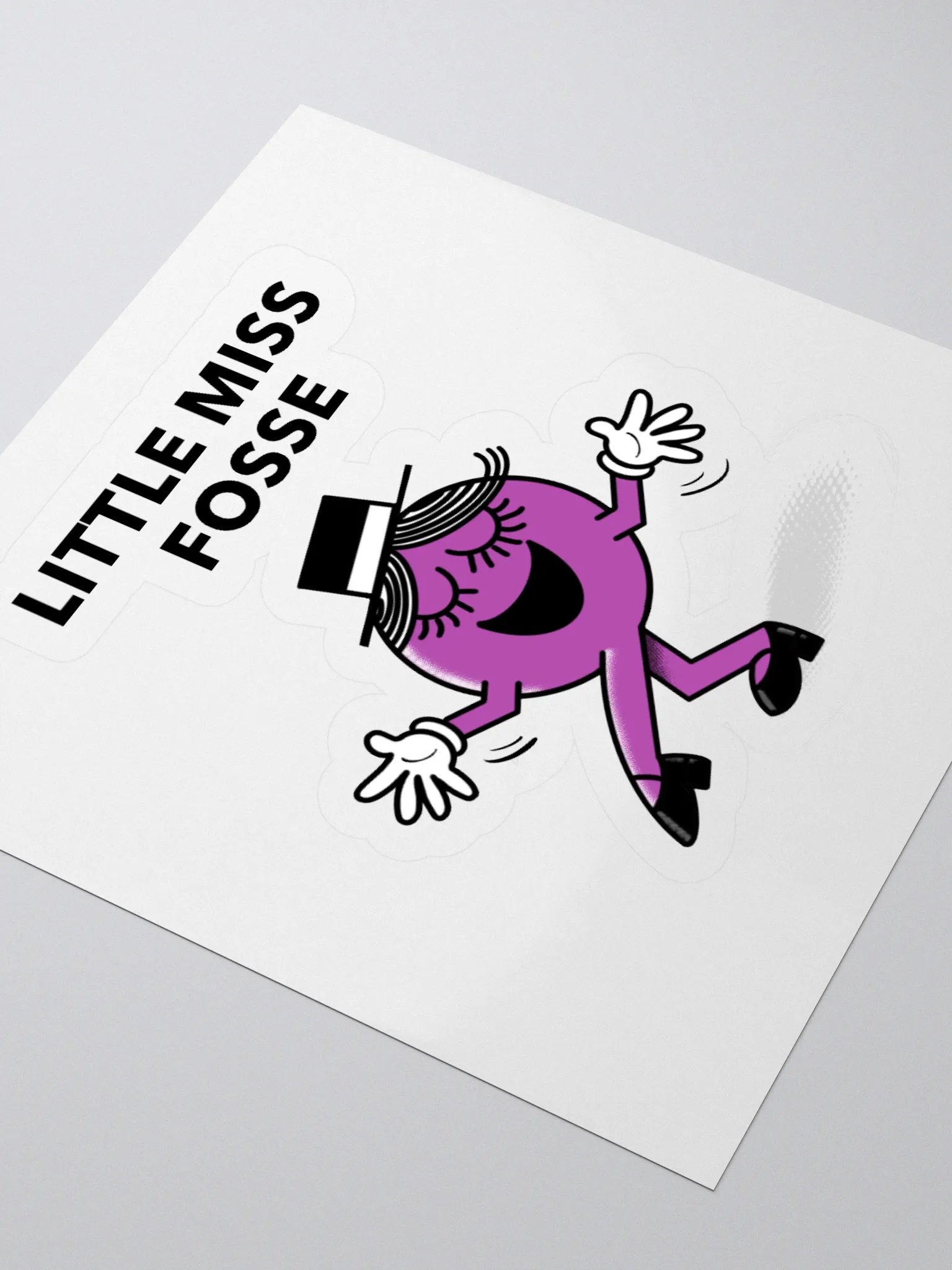 Little Miss Fosse Stickers – Kiss-Cut Musical Theatre Meme Vinyl Decals product image (9)