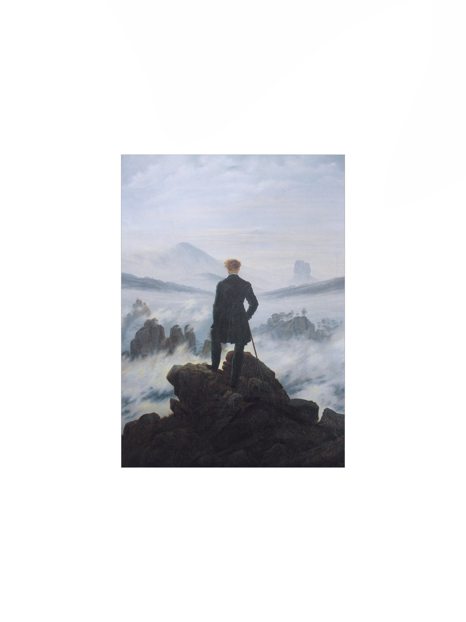 Wanderer above the Sea of Fog-Matte Print product image (1)