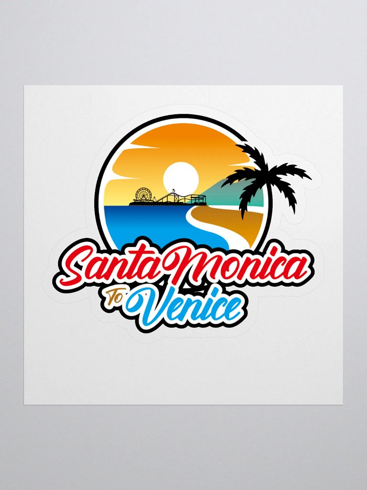 Sunset Scenic Kiss Cut Stickers product image (1)