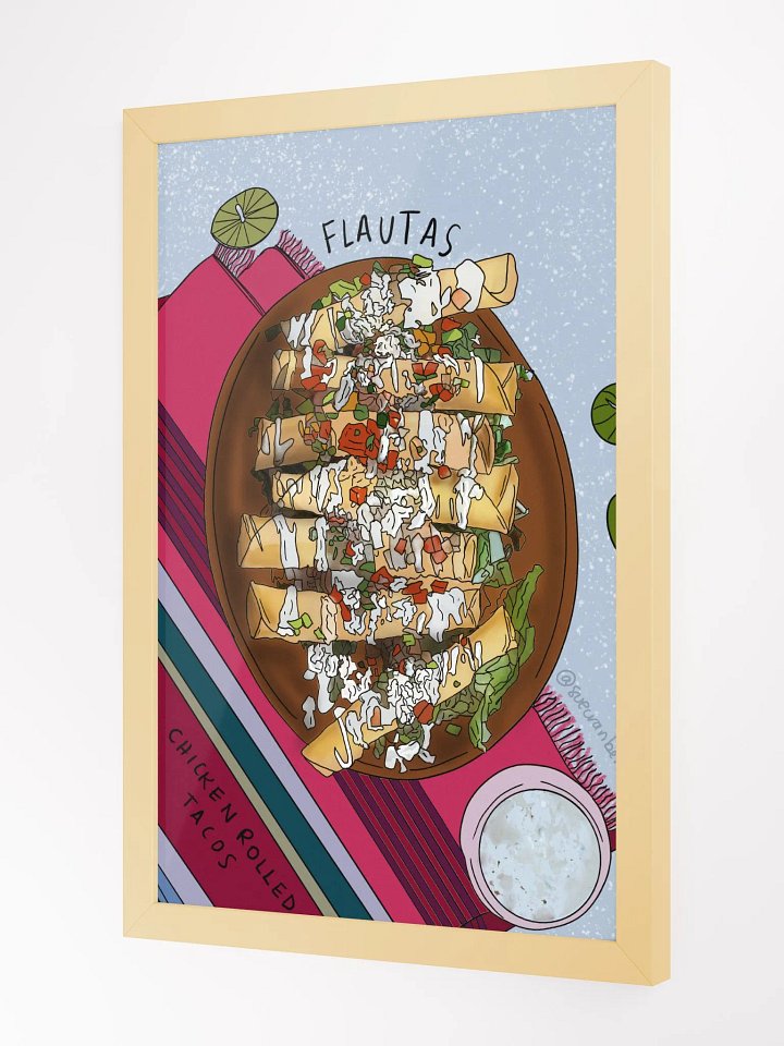 Flautas Framed Poster product image (2)