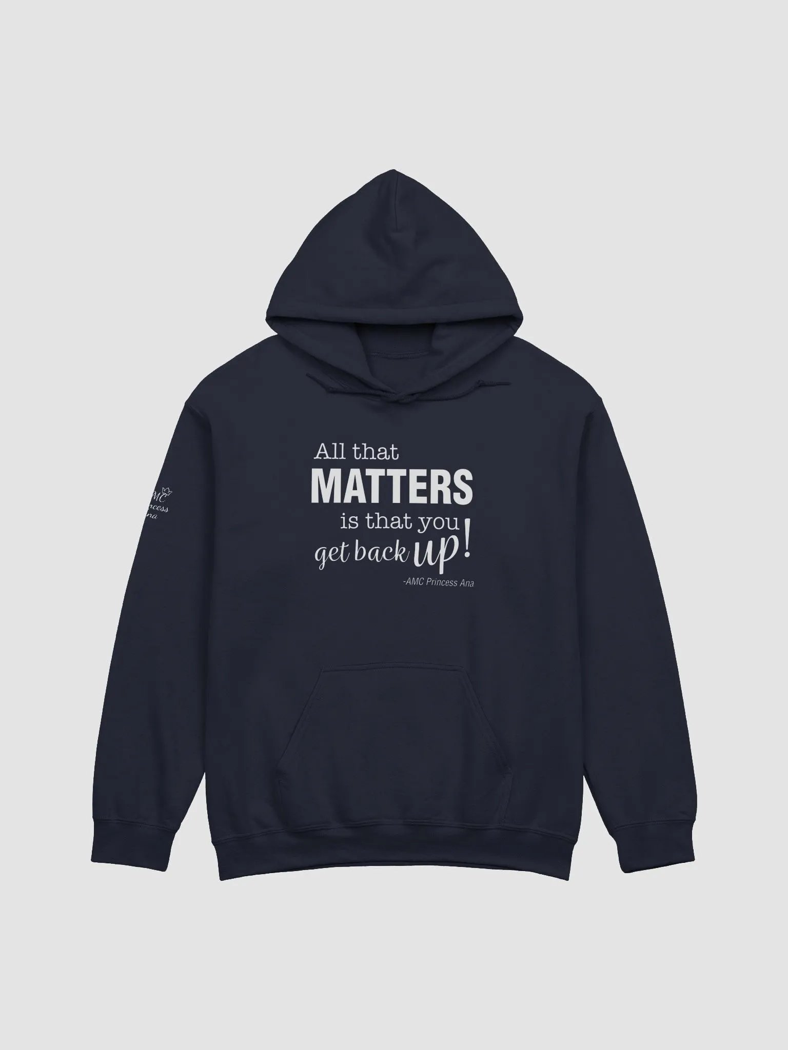 All that matters... PULLOVER Hoodie - White text product image (2)