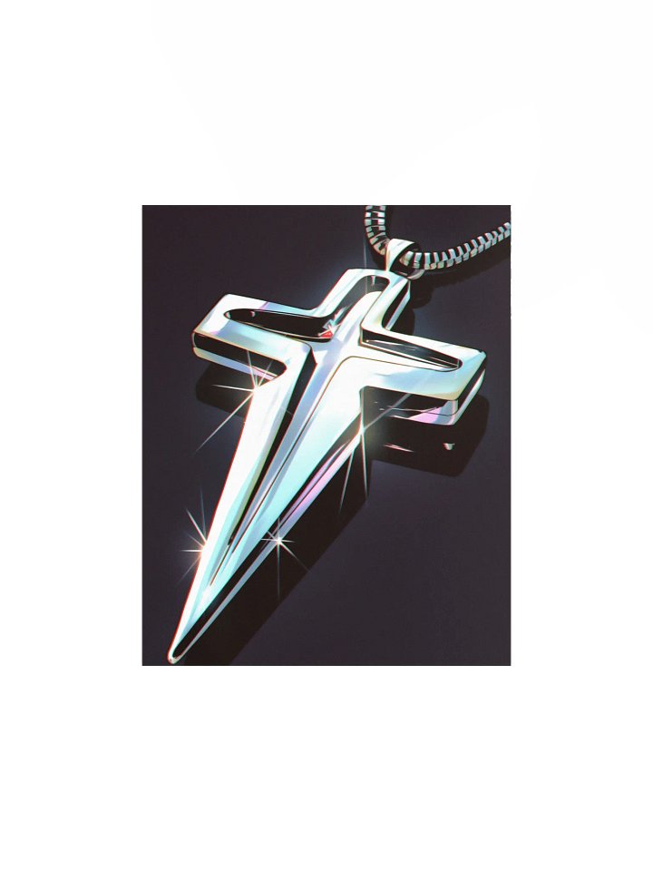 Metallic Cross Matte Poster product image (1)