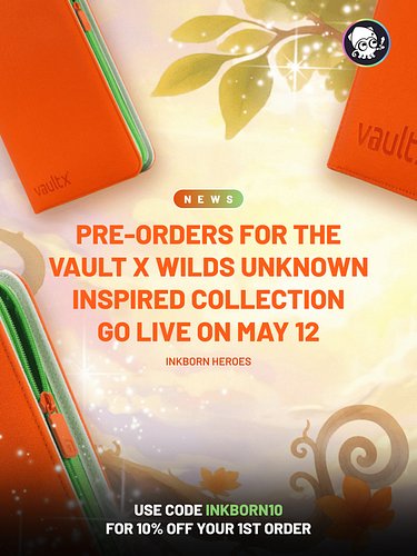 [NEWS] Vault X is launching a new Disney Lorcana TCG inspired binders and deckboxes for Wilds Unknown!

On May 12th, Vault X ...