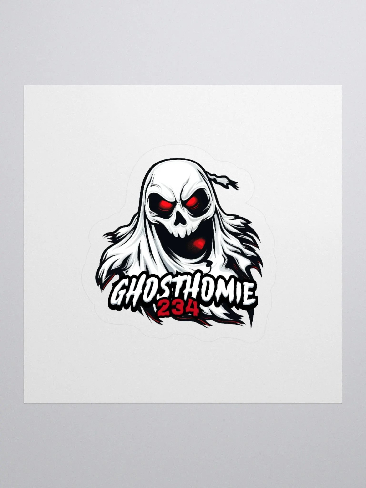 Ghosthomie234 Vinyl Sticker product image (1)