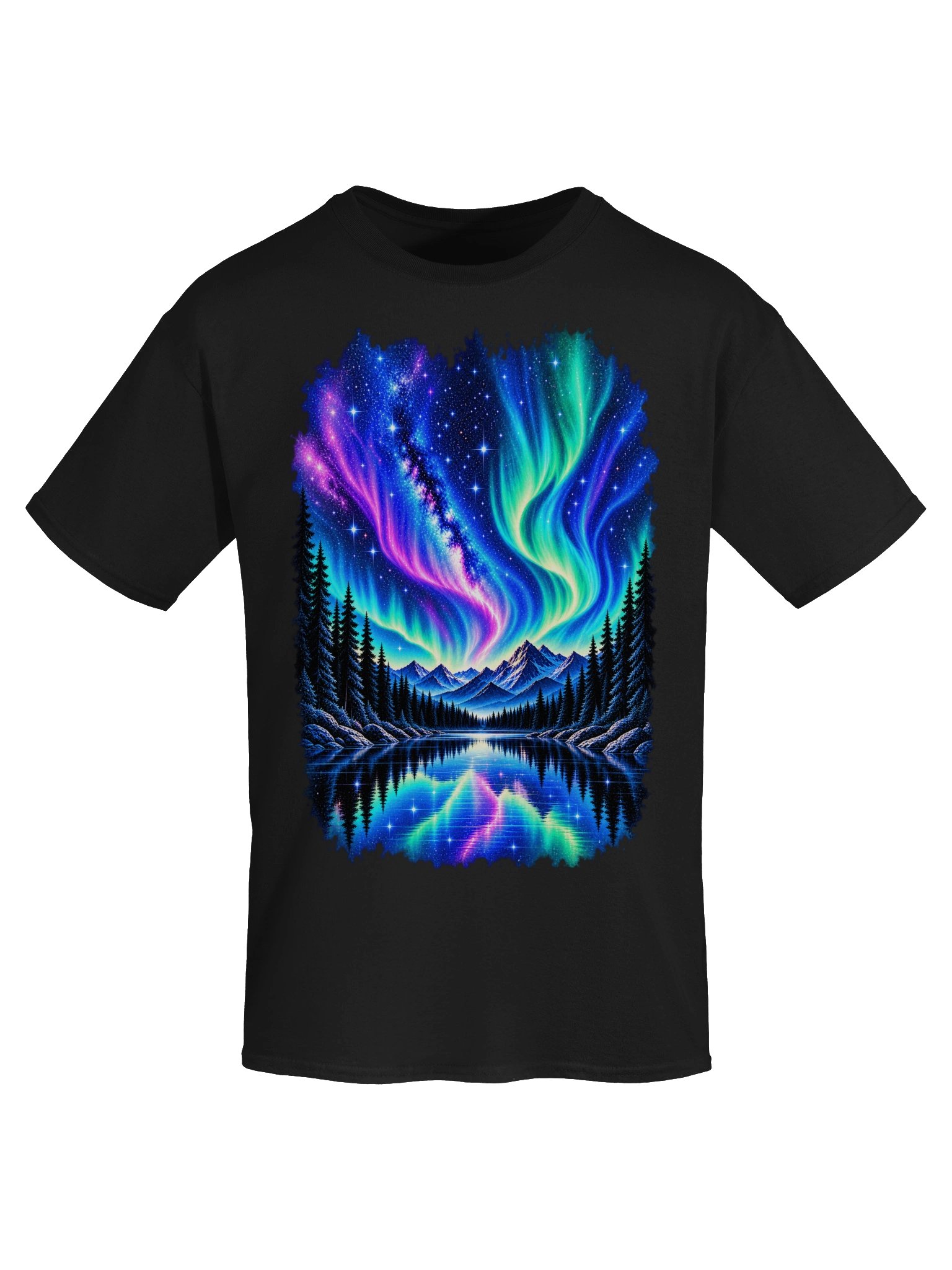Northern Glow — Aurora Borealis Tee product image (5)