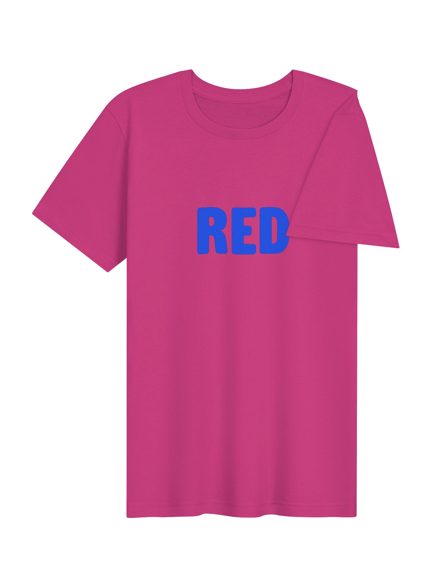Red on Blue Unisex Tee product image (92)