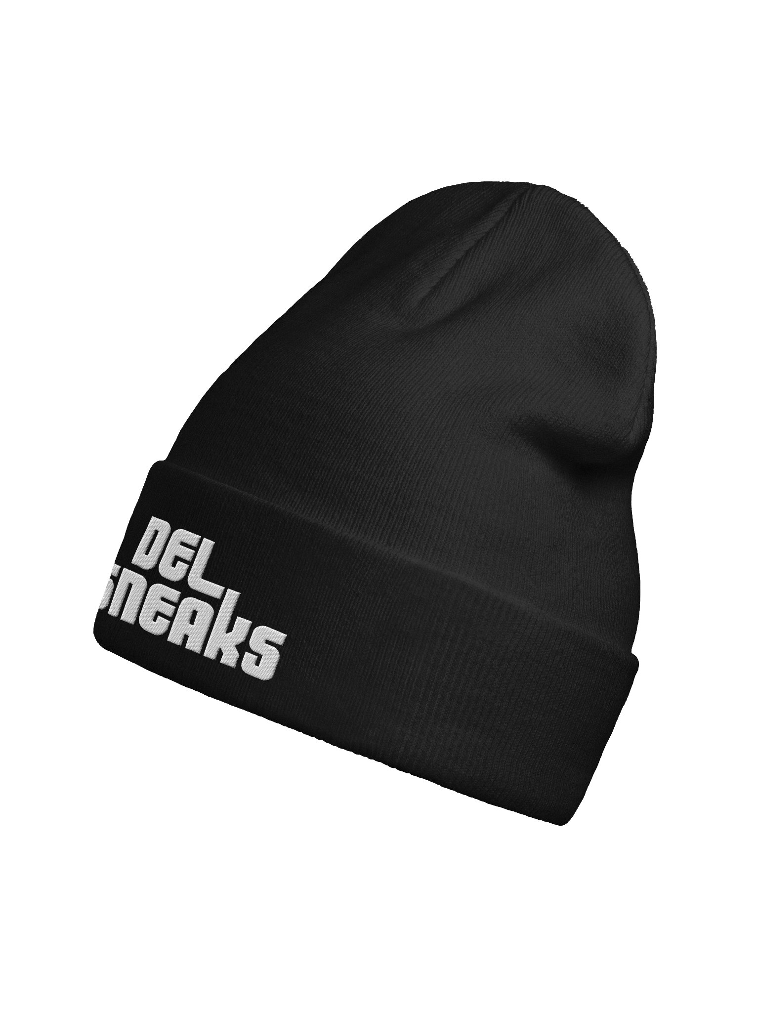 Classic Logo Embroidered Beanie Hat Black product image (2)