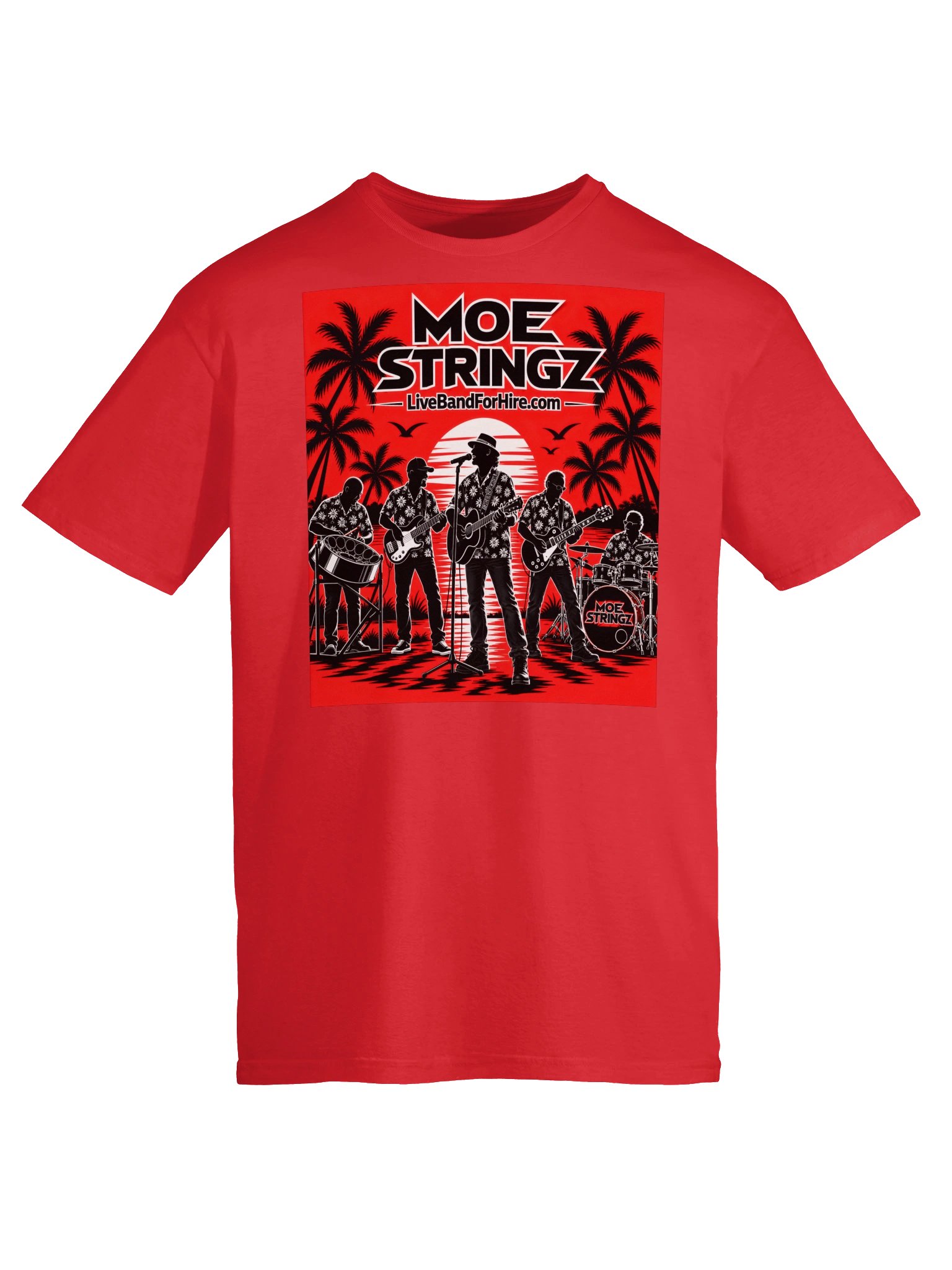 Moe Stringz T-Shirt Red product image (5)