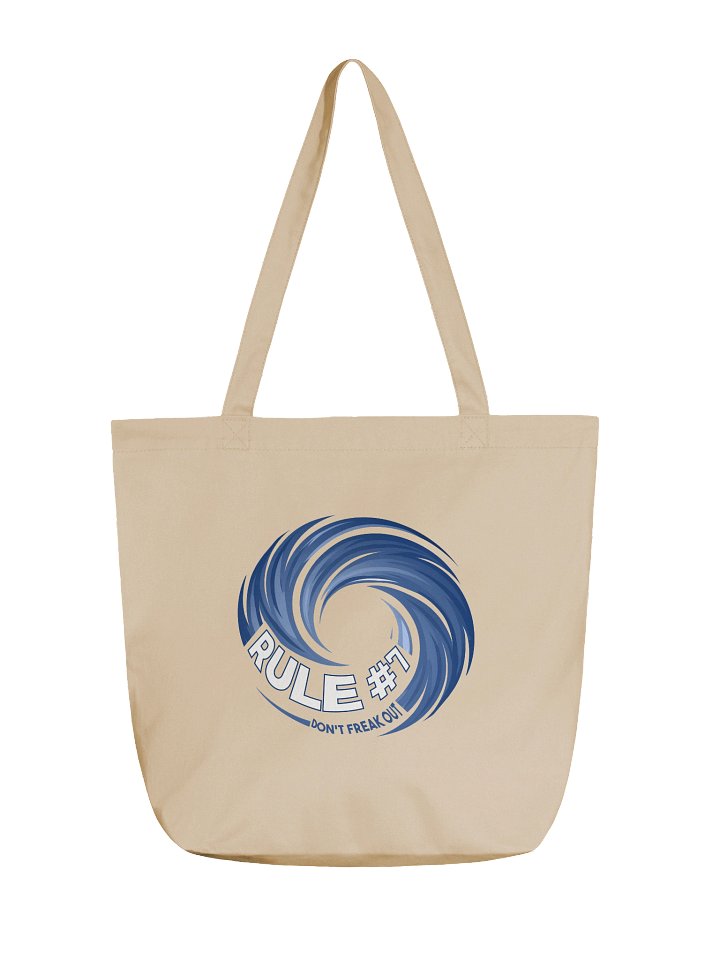 Rule #7 Tote Blue and White Logo product image (2)
