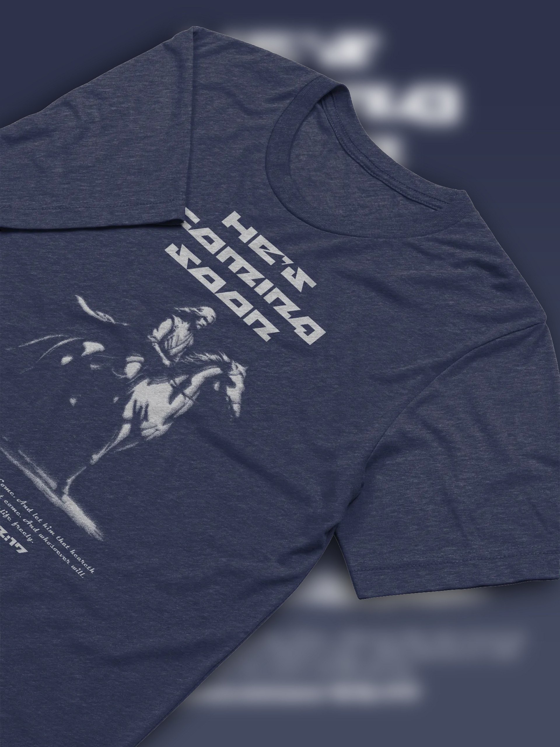 He's Coming Soon Collection - Bella+Canvas Triblend Short Sleeve T-Shirt product image (33)