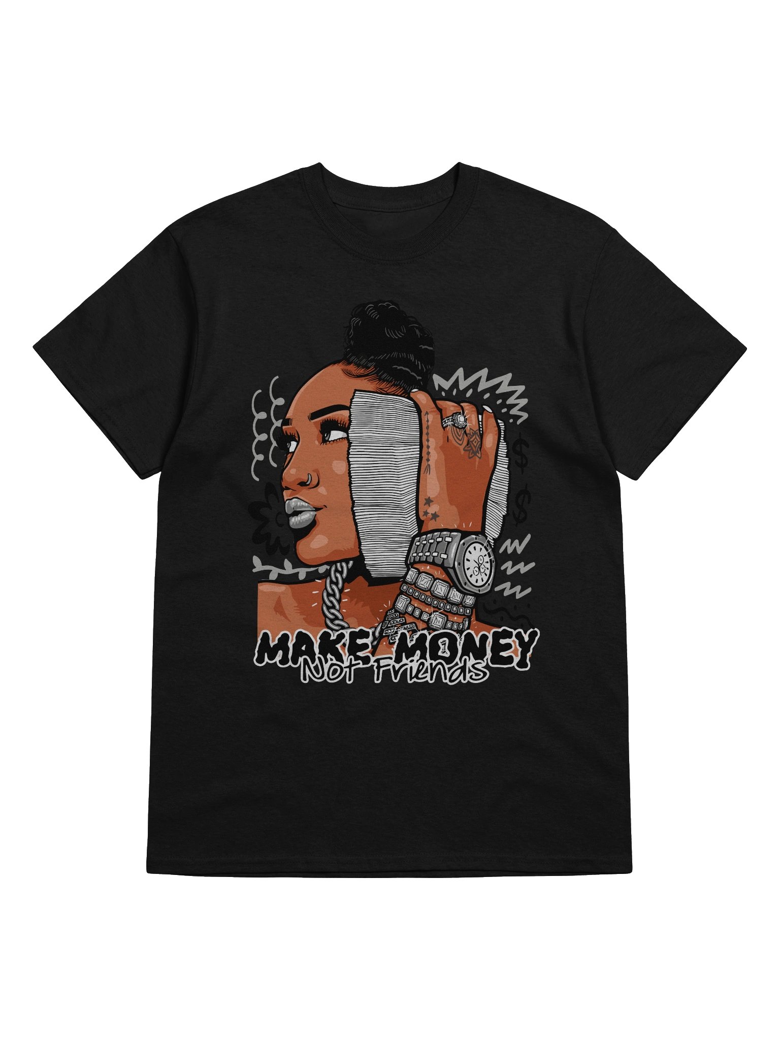 Money Talk Tee - Unisex T-Shirt – Premium Printed T-Shirt for Everyday Casual & Streetwear product image (5)