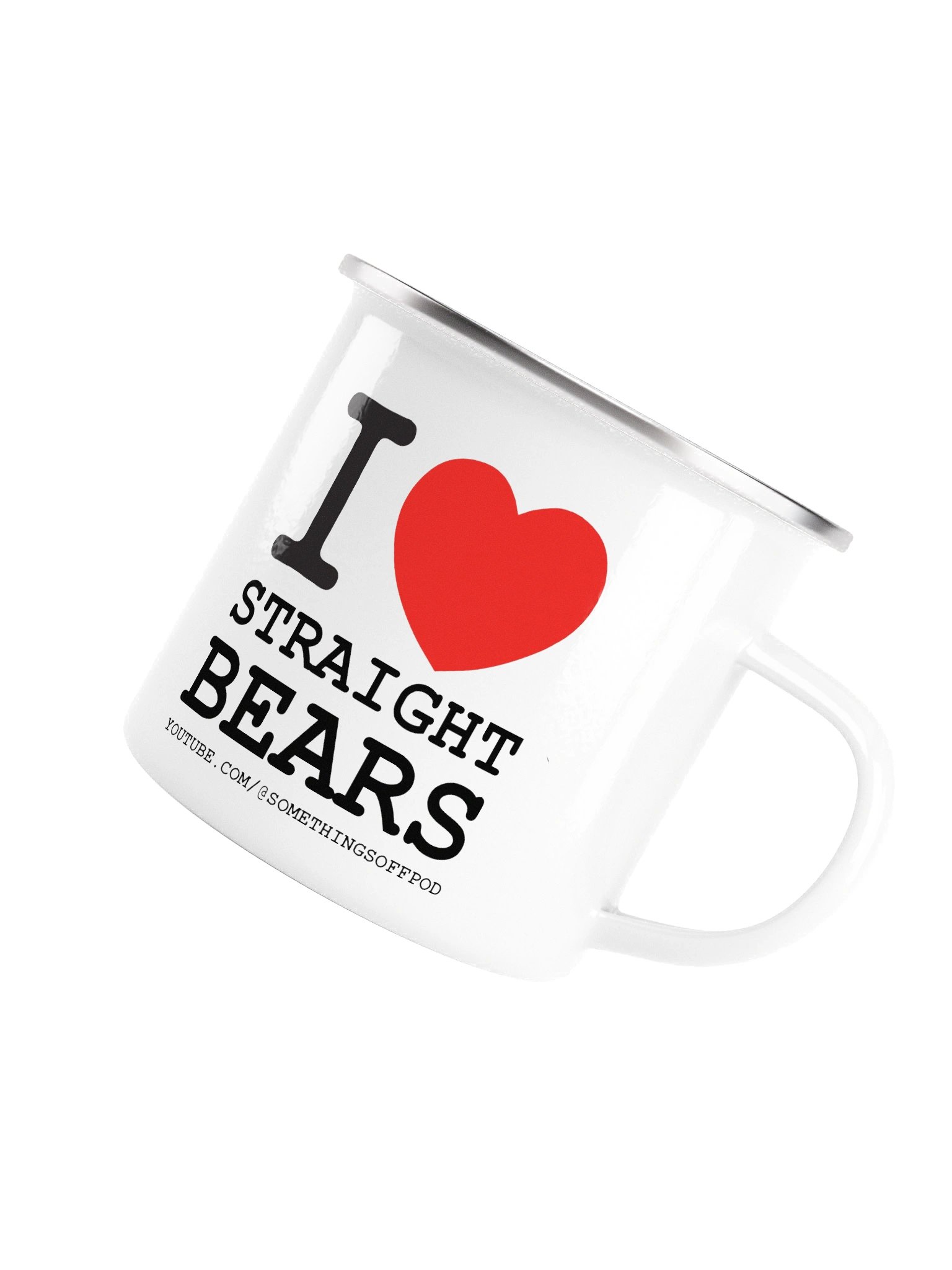 I ❤️ Straight Bears Fancy Mug product image (5)