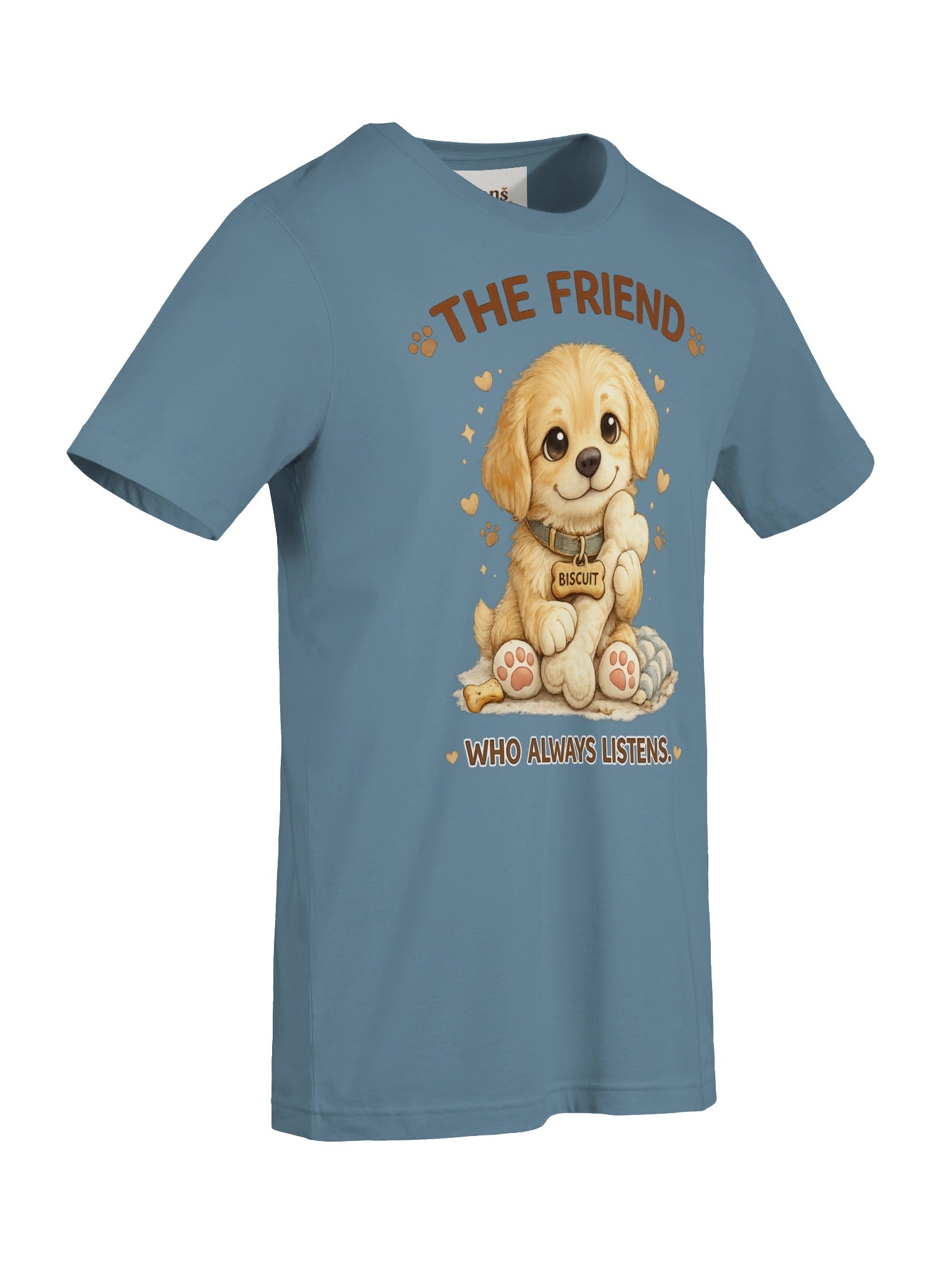 Biscuit The Friend Who Always Listens Puppy Tee product image (7)