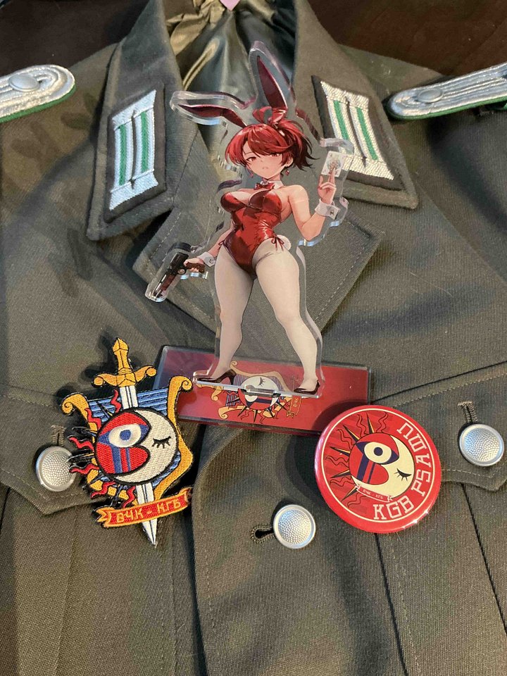 Valerie Konstanz "KGB Bunny" Acrylic STANDEE - 8.5" Large product image (2)