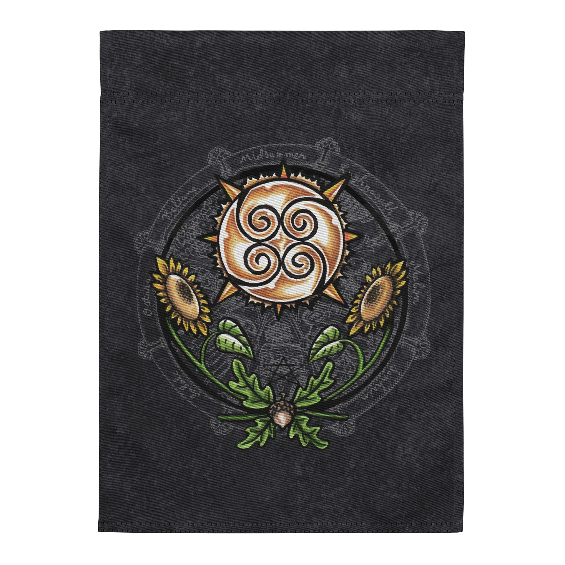 Midsummer, Litha, Summer Solstice Garden Gate Flag product image (1)
