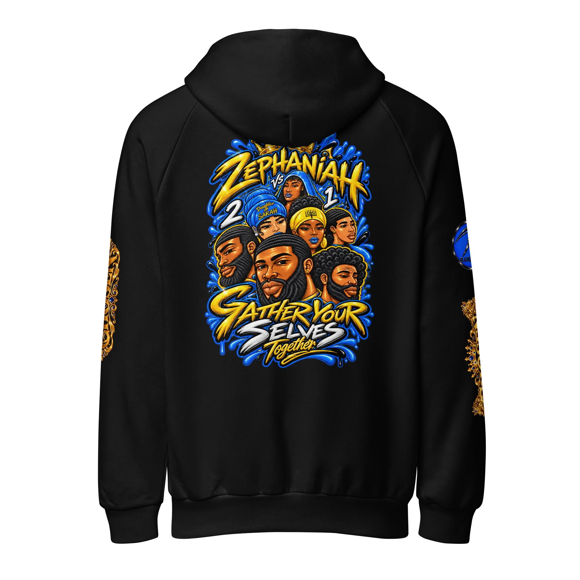 Zephaniah 2 Gather Your Selves Hoodie Blue product image (4)