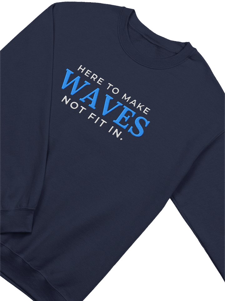 Here to Make Waves Human Design Manifestor Sweatshirt product image (4)