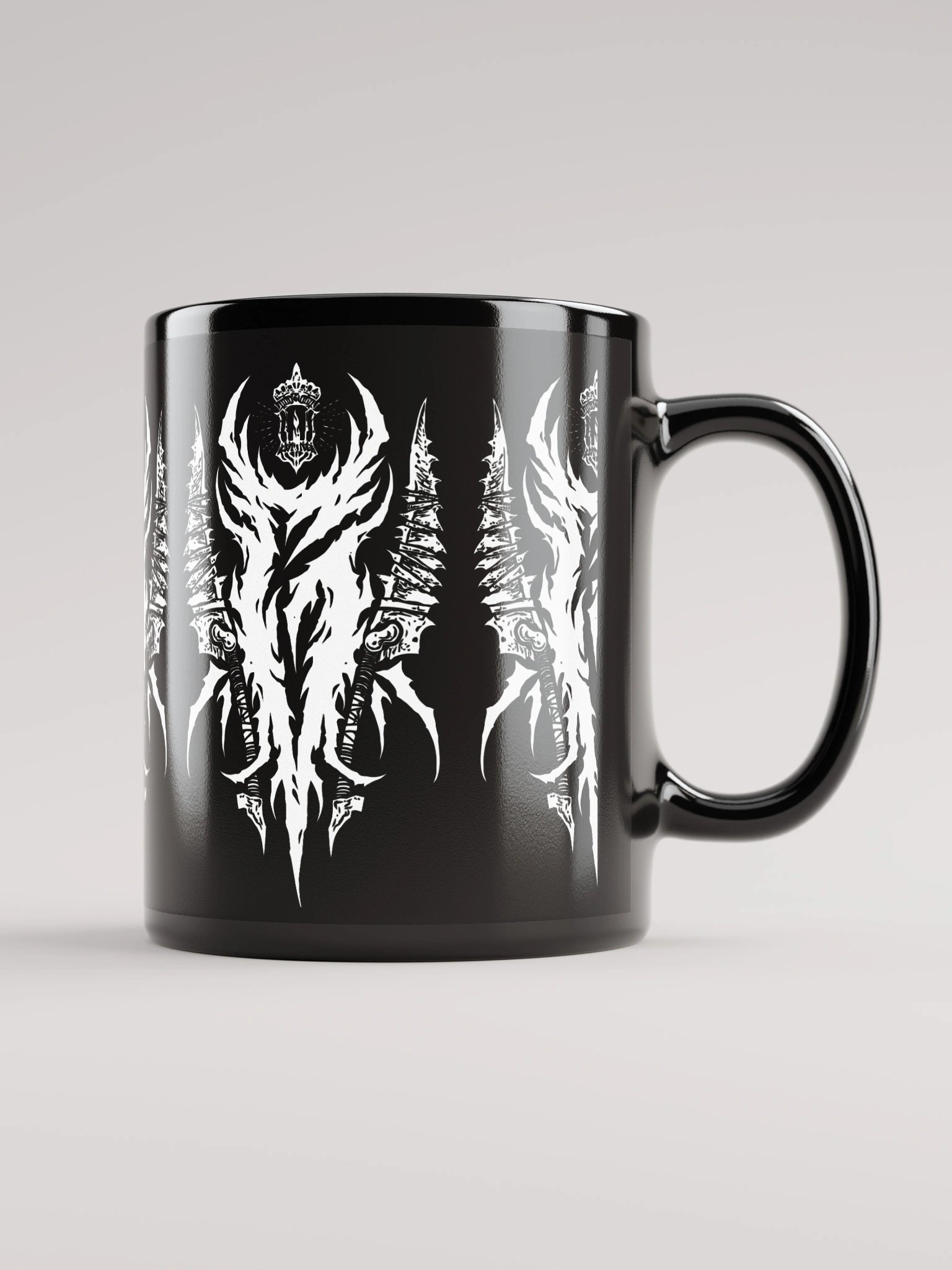 Gremlen Emblem Black Glossy Mug product image (1)