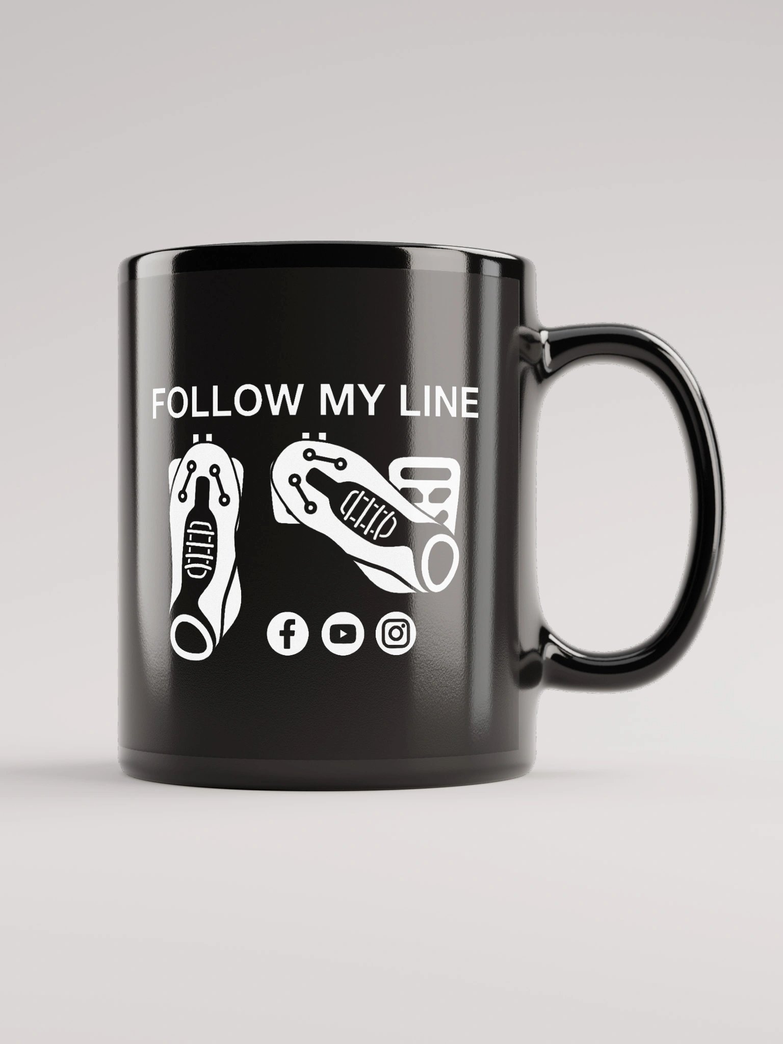 Follow My Line Logo Mug product image (4)