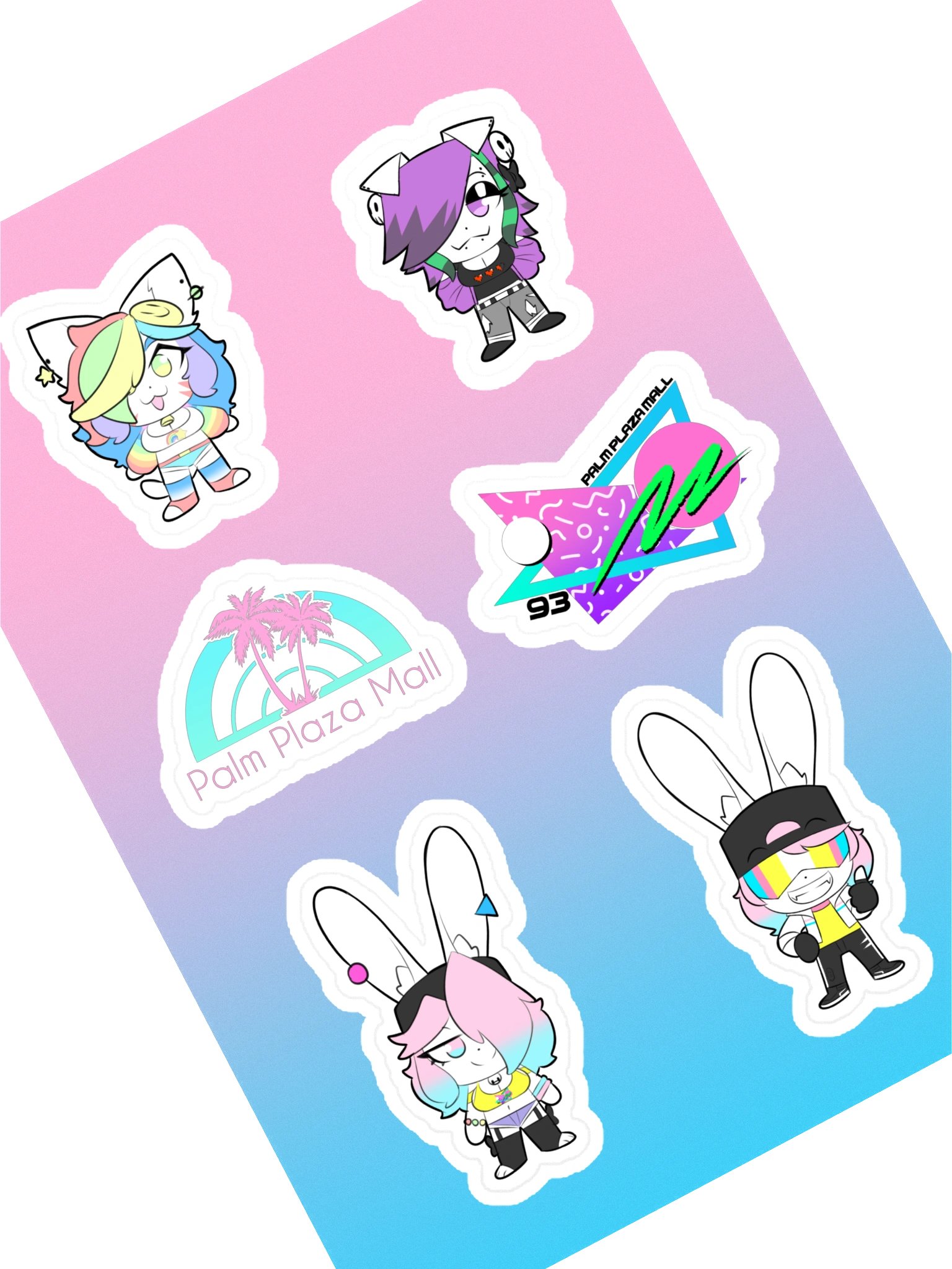 Lil Guys Stickers - Palm Plaza Set product image (1)
