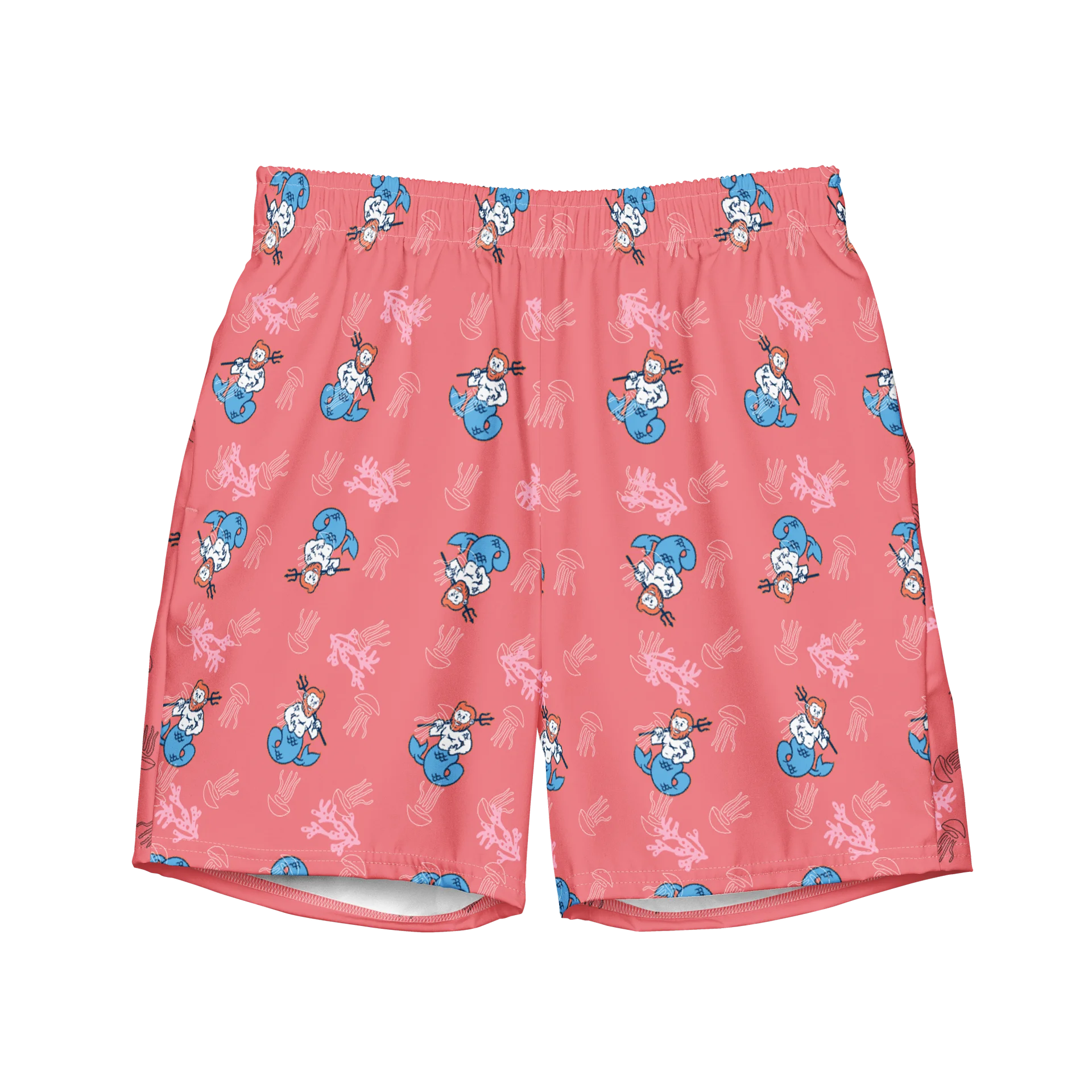 Merman Coral Swim Trunks product image (1)