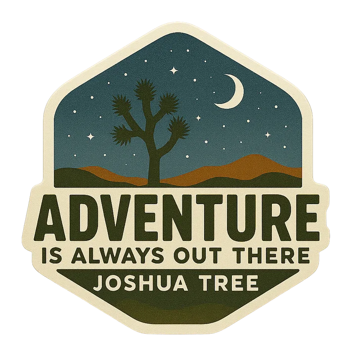 Adventure Sticker Joshua Tree Night Sky product image (1)